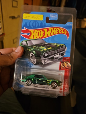 Hot Wheels 2021 SUPER Treasure Hunt '68 MERCURY COUGAR Green NEW in BLISTER !!!