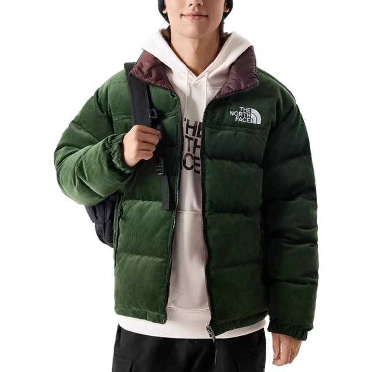 The North Face 92 Reversible Nuptse Jacket 'Pine Needle/Coal Brown