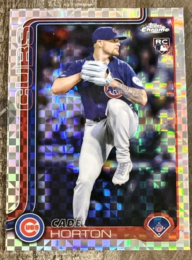 Cade Horton 2025 Topps Chrome Update Xfractor Rookie SP Cubs RC #USC63