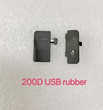 SL2 USB Cover MIC HDMI Rubber Door Lid Cover Cap Set for Canon EOS 200D SL2