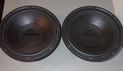 Vintage Orion XTR12 Subwoofers Pair 500 Watts