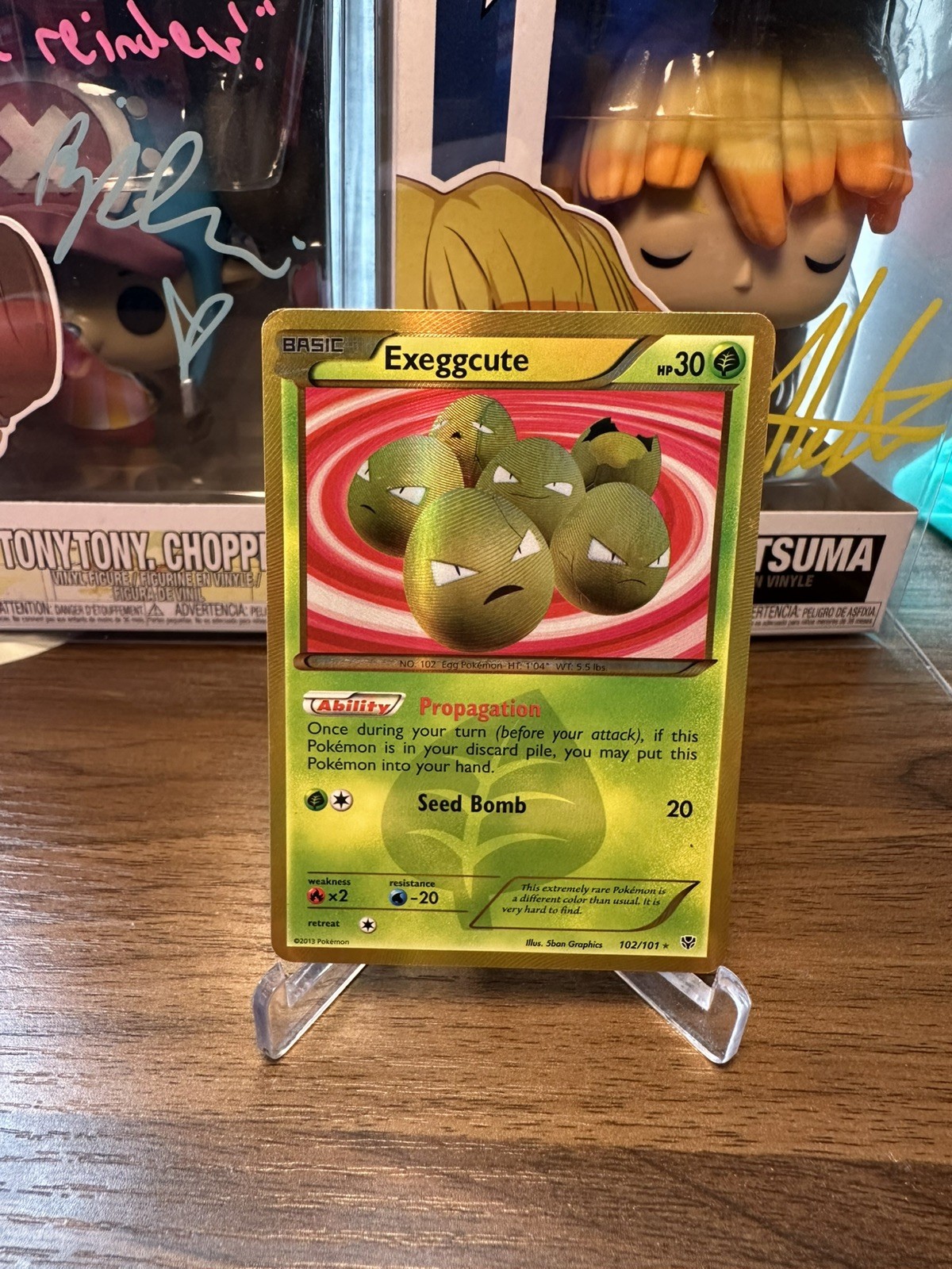 Exeggcute - 102/101 - Pokemon Plasma Blast Black & White Secret Rare Card MP