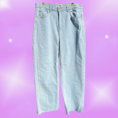 Lager 157 Light Blue Wide Leg Denim Jeans Size L