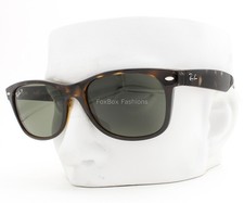 Ray-Ban New Wayfarer Sunglasses RB2132 902/58 Brown Havana Polarized 55mm w/case