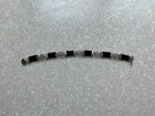 vintage 925 sterling silver black onyx bracelet. 7.50” — photo 1
