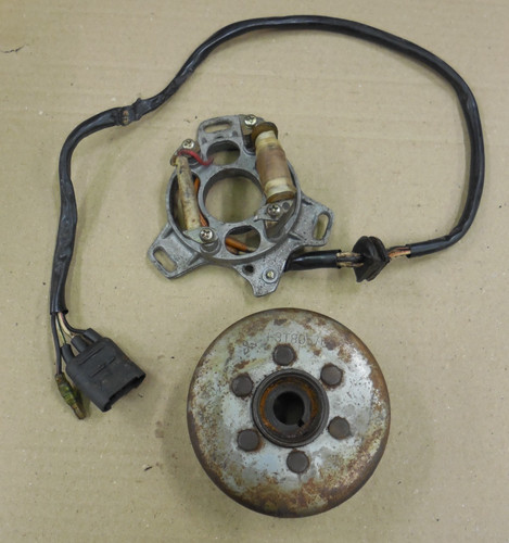 yamaha  yz80 yz 80 stator magneto rotor flywheel wires needs repair