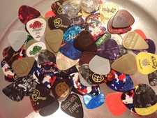 100 Pcs Guitar Picks Mixed Lot Name Brand Guitar Picks Assorted Variety