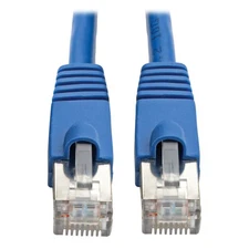 EATON N262-008-BL Cat6a 10G Ethernet Cable, Snagless Molded STP Network Patch