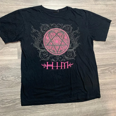 HIM Band Tour 2006 Black T Shirt Full Size S-5XL QA1873