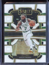 2023-24 Panini Select #22 Jaylen Brown White Prizms #/149