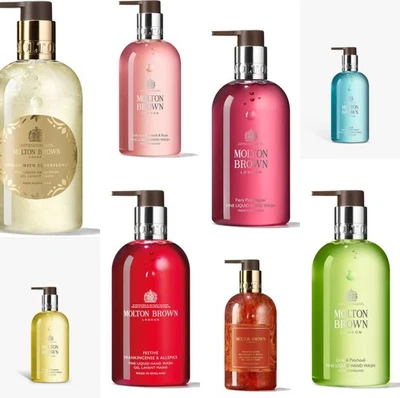 Molton Brown Hand Wash, 300ml Elderflower Rhubarb Coastal Frankincense Fiery
