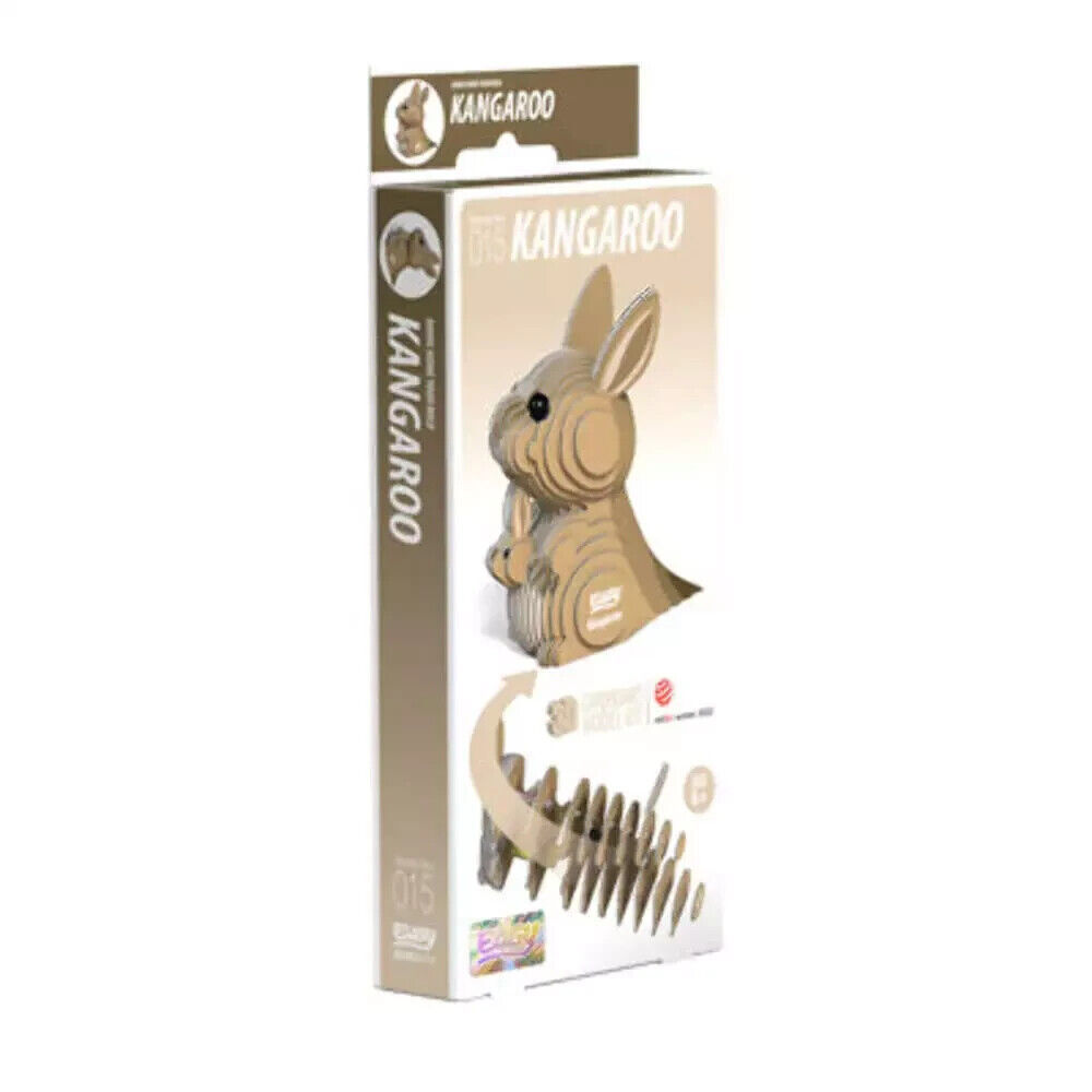 Eugy Kangaroo 015 3D Cardboard Model Kit
