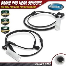 2x Brake Pad Wear Sensors F & R for BMW 735i 745d 750i E65 E66 E67 34356755266