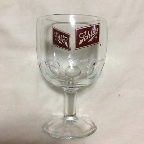 Schlitz Beer Glass ● Stemware ● Vintage - Picture 2 of 8
