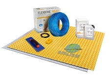 ARDEX FLEXBONE Floor Heating System, WiFi Thermostat, Membrane, Safety Tools