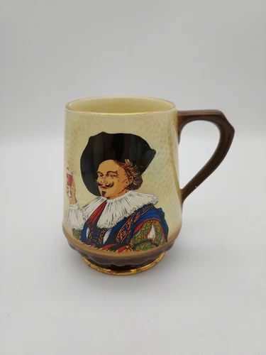 Vintage Sylva C Cavalier Tankard Mug Cup 4" Hand Crafted Staffordshire England 