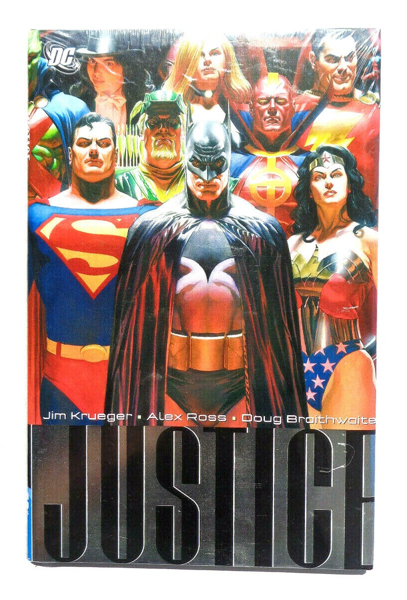 Justice : Volume 1 by Alex Ross Jim Krueger (2006, Hardcover