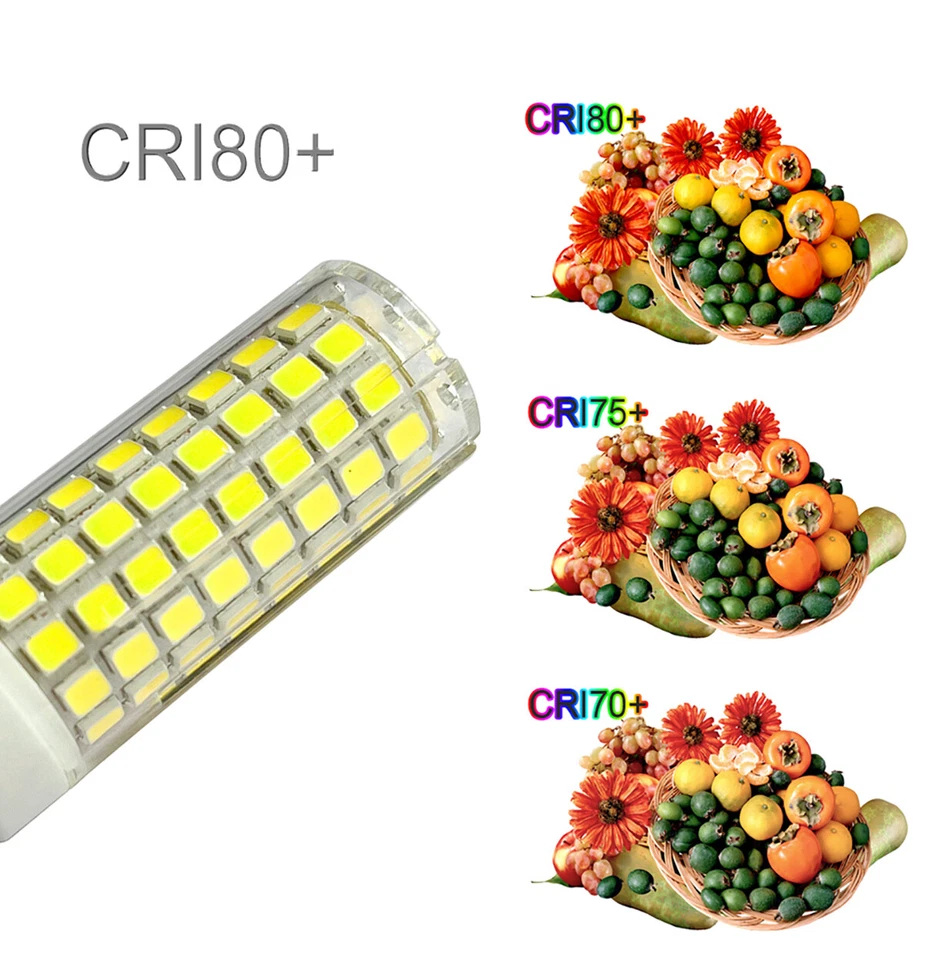 G4/GY6.35/BA15D LED bulb 9W 110V/220V 102-2835SMD Ceramics Light White/Warm Lamp - Image 3 of 4