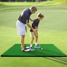 NNECW 1.5 m x 1 m Golf Hitting Mat with Synthetic Turf