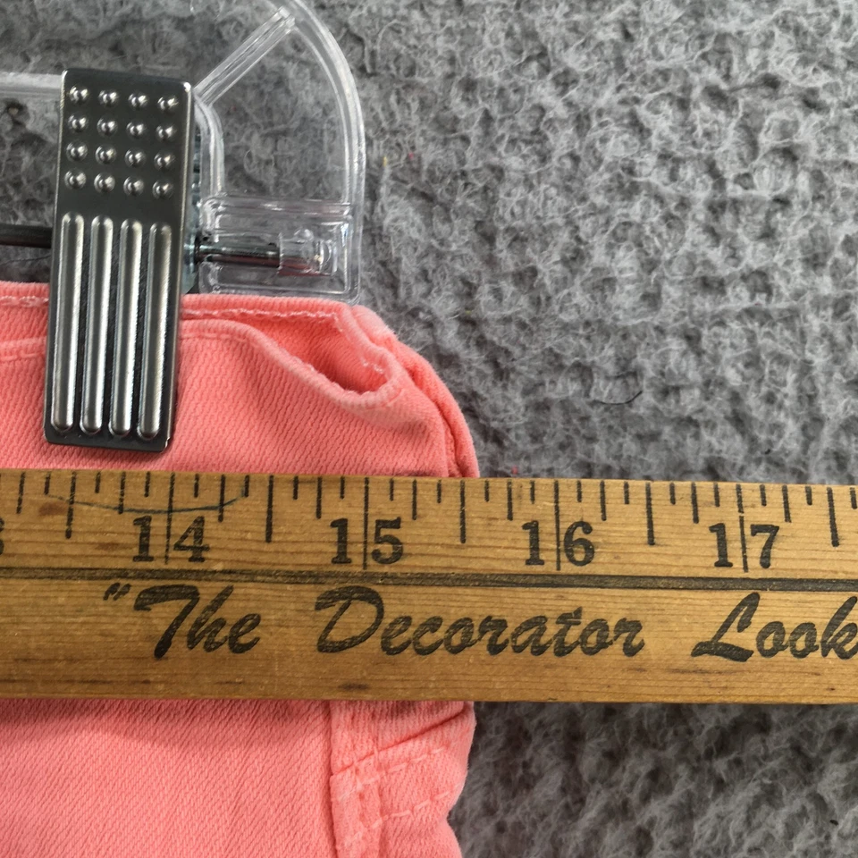 NYDJ  Bermuda Short Womens 4 (actual 31x10.5) Pink Mid Rise Cotton Blend Zip Fly - Image 4 of 4