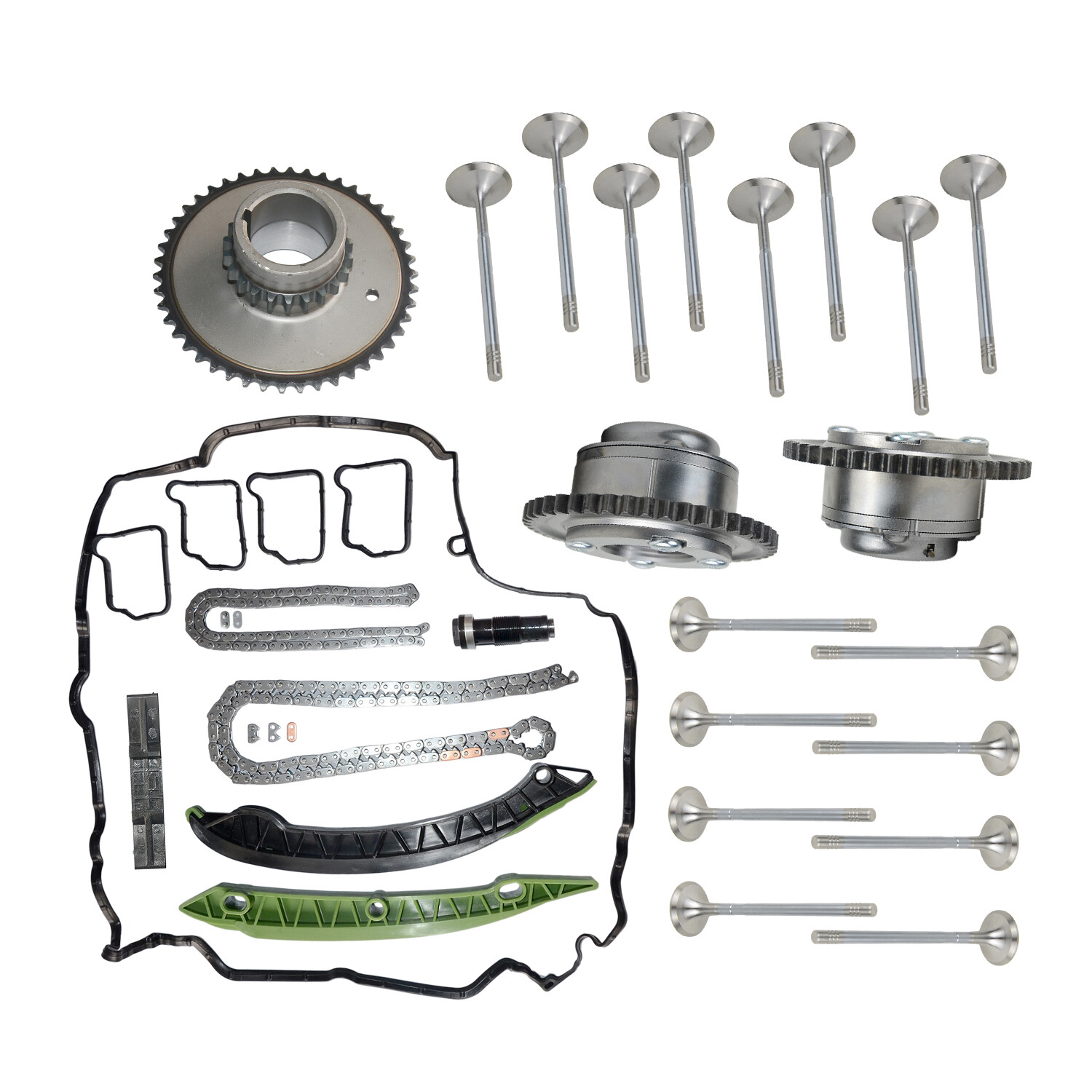 For MercedesBenz W204 W212 M271 Timing Chain Kit & Camshaft Gears