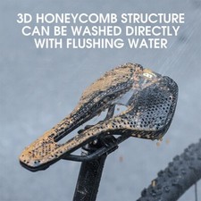 WEST BIKING Carbon Fiber Nylon 3D Printed Saddle Road Bike Hollow Bicycle Saddle