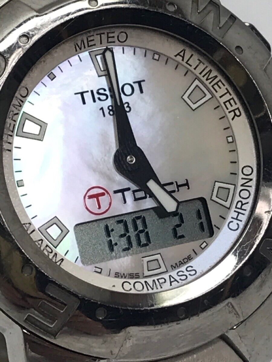 Tissot Z252/352P T-Touch Polished Titanium MOP Watch Tissot Z252/352P T-Touch Polished Titanium MOP Watch