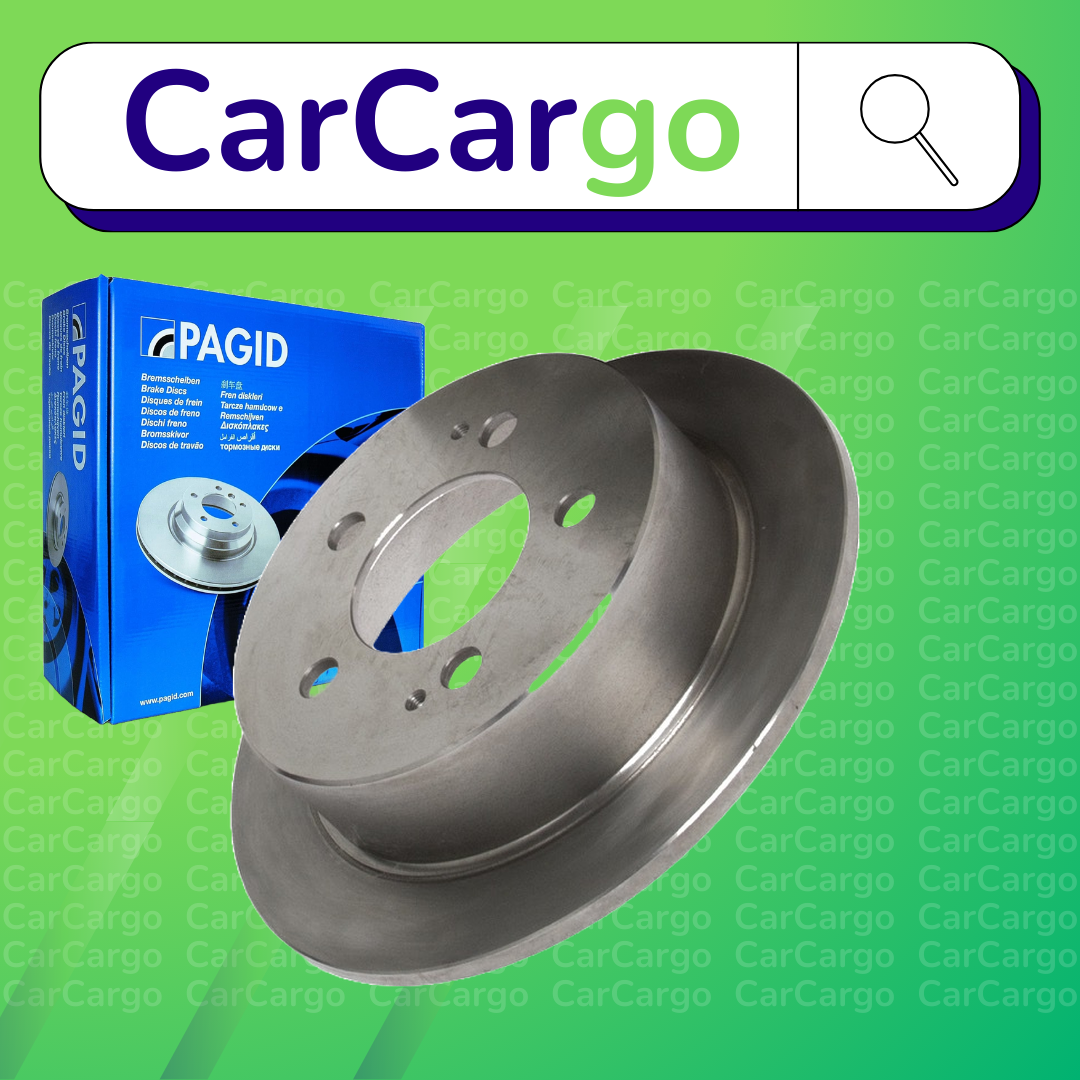 Pagid Solid Rear Brake Discs Pair Ssangyong Actyon 200 Xdi 4WD 2006-2024 299 mm