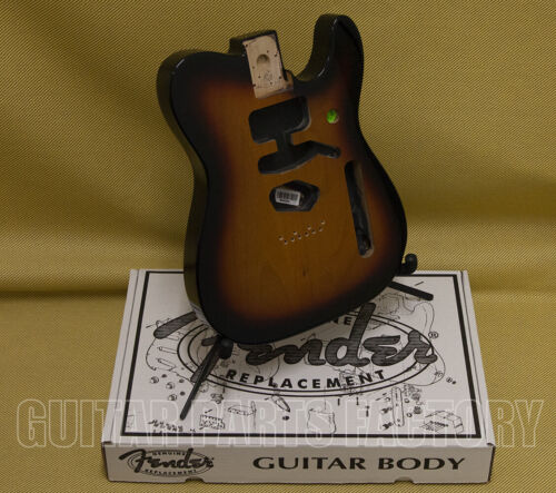 099-7500-700 Fender Deluxe Series Telecaster Aulder Guitare Corps 3 couleurs Sunburst - Photo 1/5