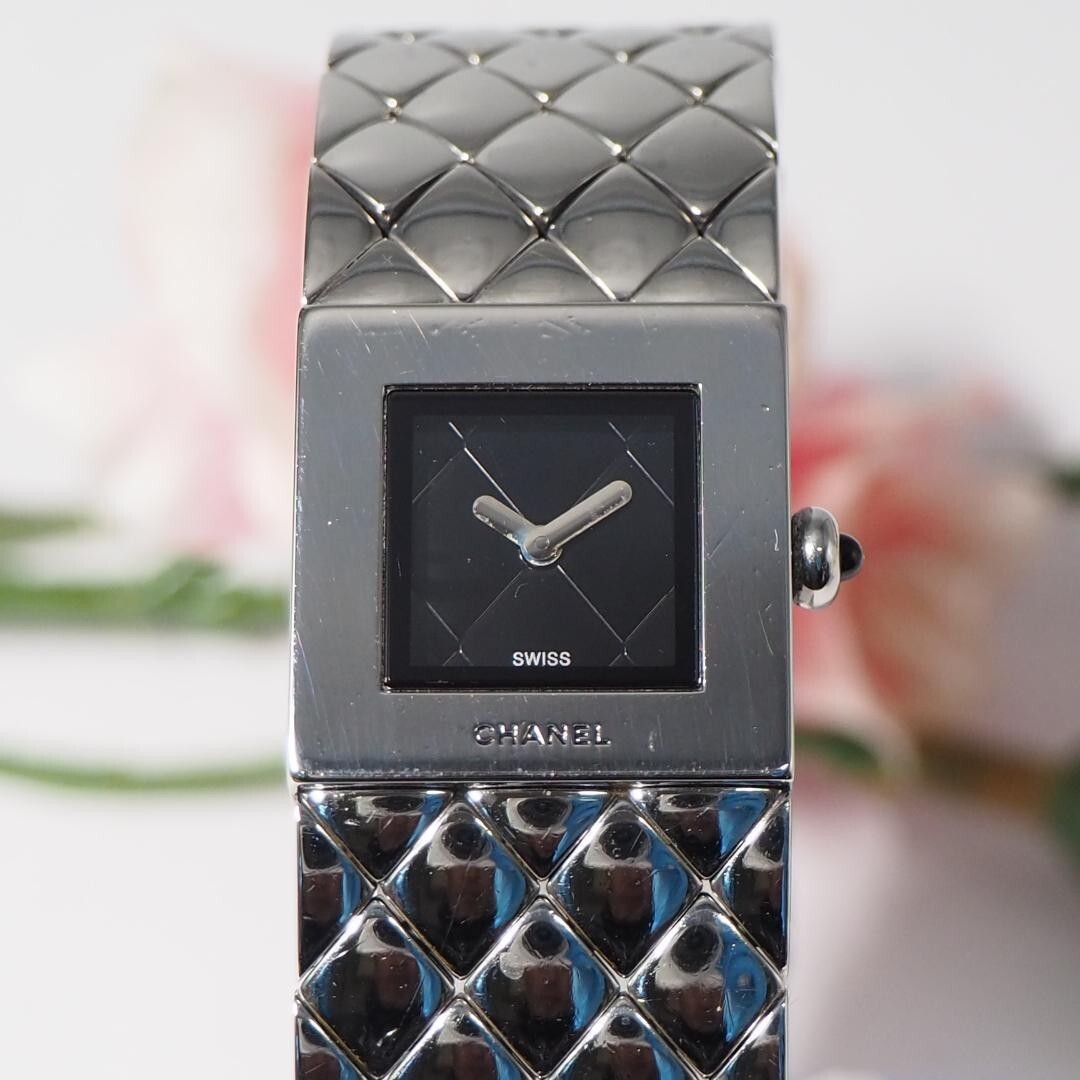 シャネル CHANEL マトラッセ スクエア レディース 腕時計 F366 シャネル CHANEL 腕時計 マトラッセ ブレスレット ウォッチ