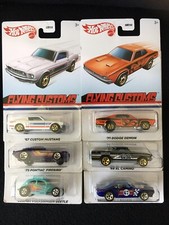 Hot Wheels Grt22 Flying Customs Set Of 6 Cars Beetle Mustang Demon Firebird Hot Wheels Grt22 Flying Customs Set Of 6 Cars Beetle Mustang Demon Firebird