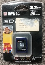 EMTEC 32GB SDHC Card Sealed In Package