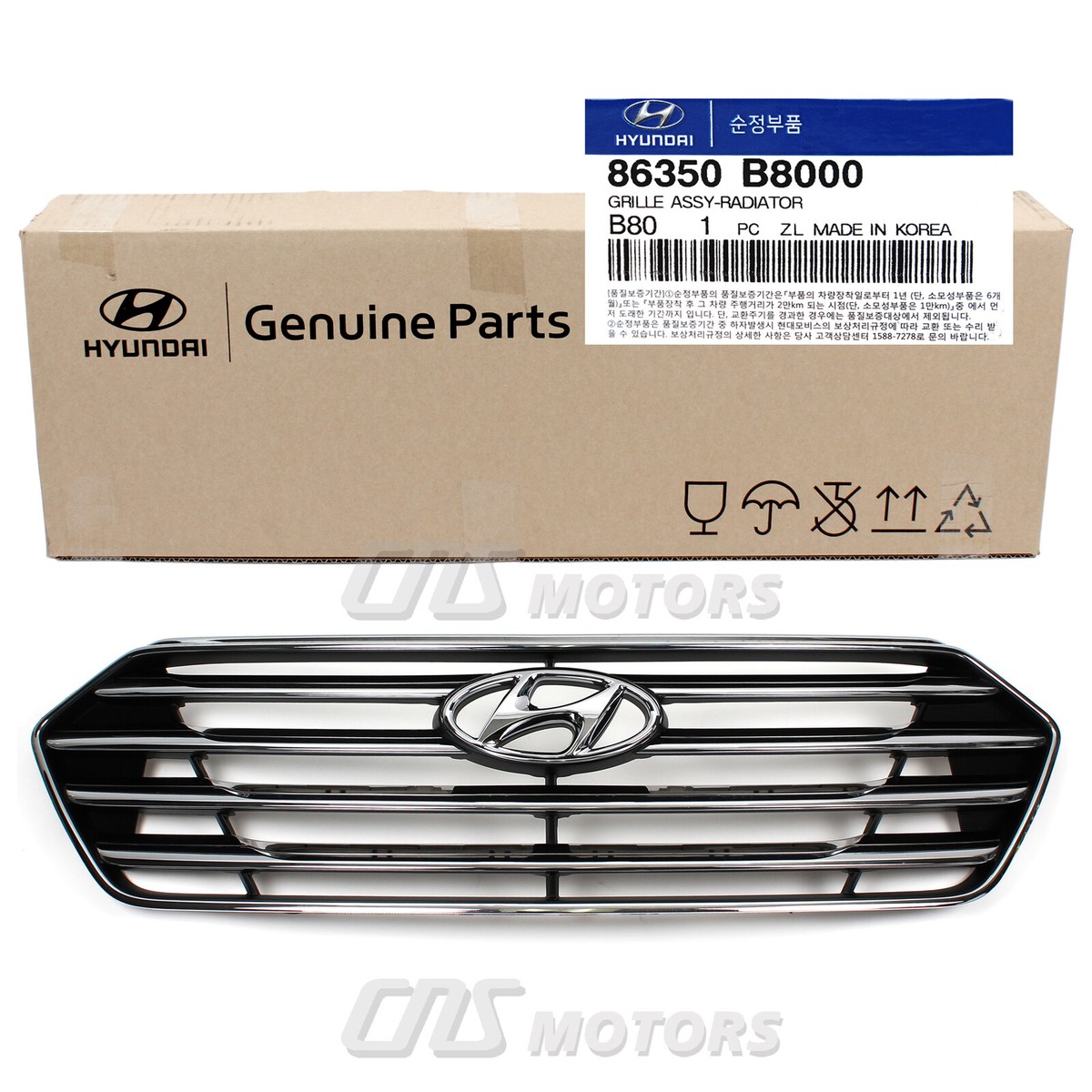 86350B8000 OEM Front Bumper Radiator Grill for Hyundai Santa Fe