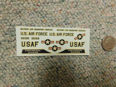 Aurora decals 1/175 Convair C-131 1964 kit Lot 2  G154