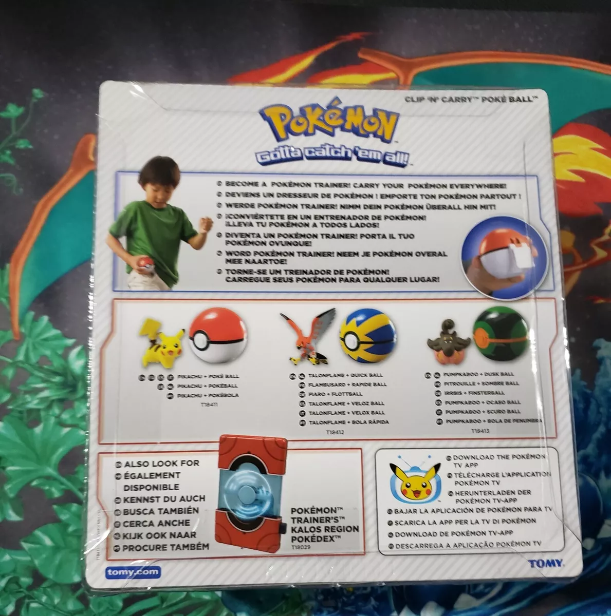 Pokédex Treinador Pokémon Xy Kalos Region Tomy