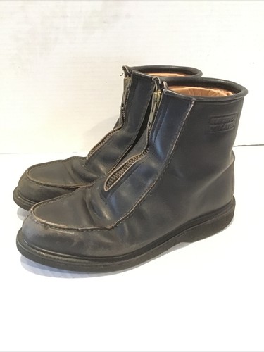 HH Double H Stadium Boots Leather Black 