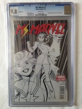 Ms Marvel #1 - CGC 9.8 - 1:100 Adams Sketch Variant - Kamala Khan