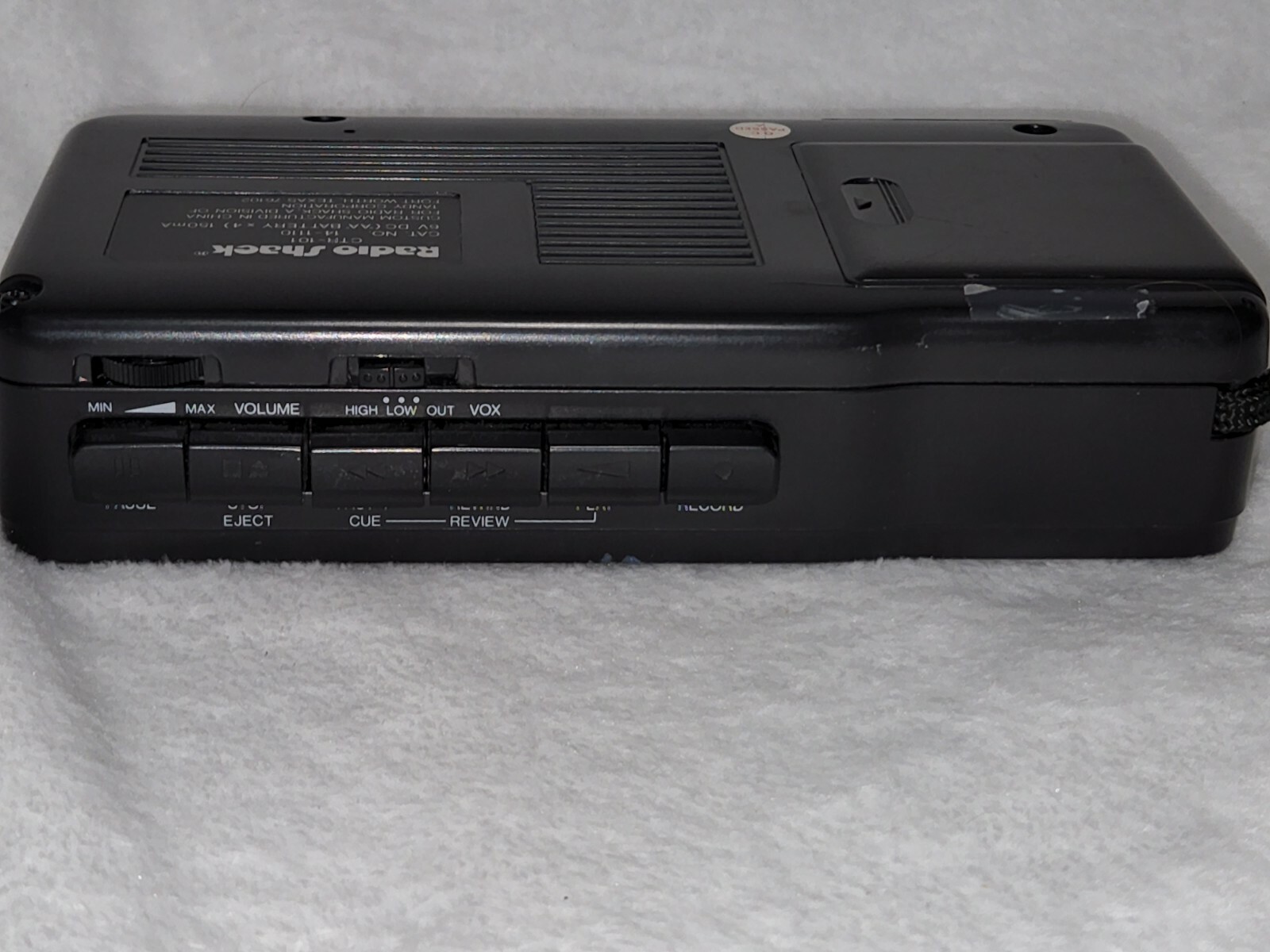 Radio Shack Voice Activated Cassette Tape Recorder CTR101 Read Description eBay