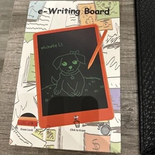 LCD writing Tablet 10 Inch Colorful Toddler Doodle Board Drawing Tablet Reusable