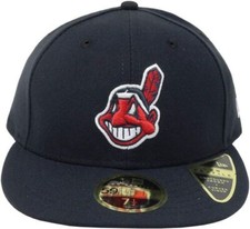 Cleveland Indians New Era LOW PROFILE Chief Wahoo NAVY 59FIFTY