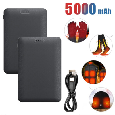 Wiederaufladbaren 5000mAh Akku für Beheizbare Socken Handschuhe Weste Jacken 5V