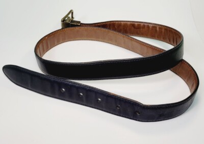 DOLCE & GABBANA REVERSIBLE LEATHER BELT BLACK & BROWN SIZE  display picture 1