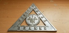 AEC ERF SCAMMELL WESTINGHOUSE BRAKED RECAST BADGE ( 8 1/2" SIDES )