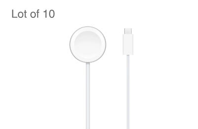 Lot of 10 Original Genuine Apple Watch Magnetic Charger to USB-C(1M) White A2652