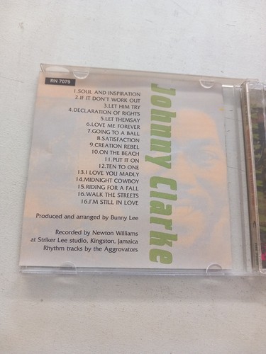Johnny Clarke Sings Hits From Studio One CD Album - Picture 5 of 5