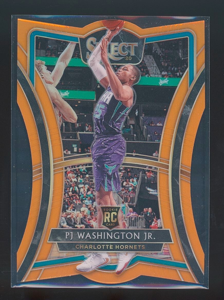 2019-20 Panini Select PJ Washington Orange Die Cut Prizm /65 RC #127 Premier