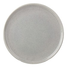 Laurel Potteries of California Holiday Gray Sage Speckled Chop Plate Platter 12"