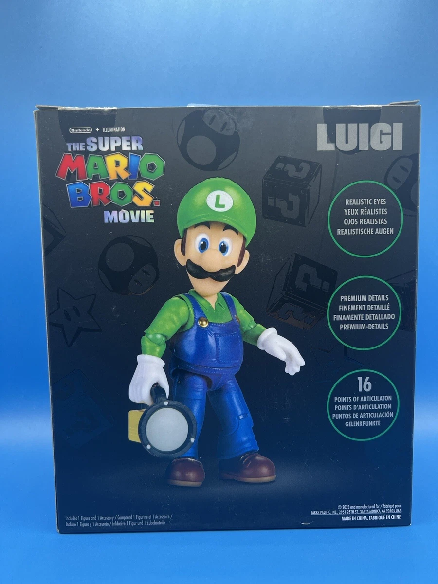 Jakks Pacific Super Mario Bros. Movie Luigi 5-in Action Figure