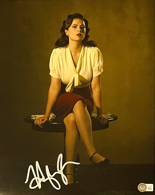Hayley Atwell Signed 11x14 Agent Carter Photo BAS Beckett Witnessed