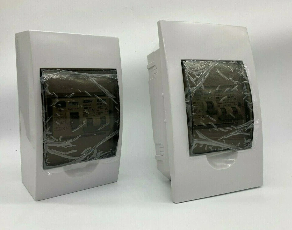 ESR/IDEAL Campervan/Motorhome Caravan RCD & MCB Consumer Unit, Surface Mount Or Flush